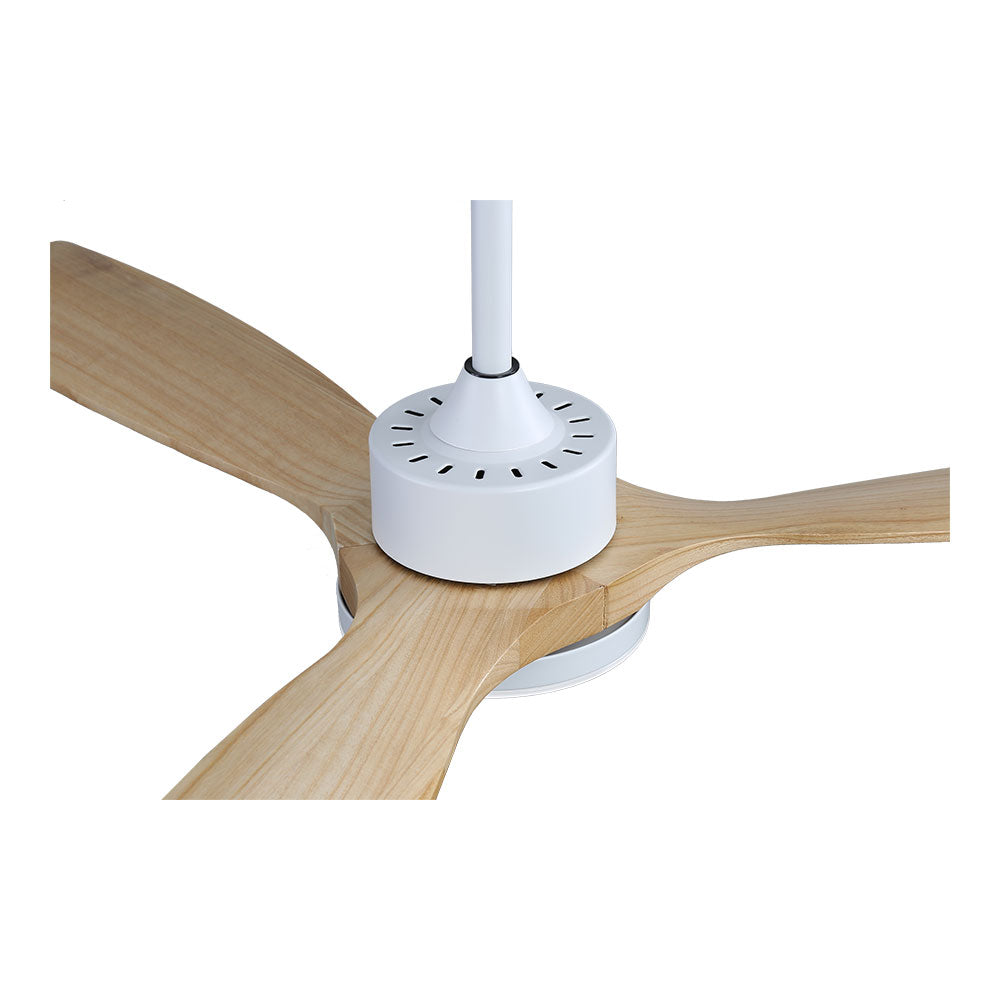 Ventilador techo madera de led Ø132cm