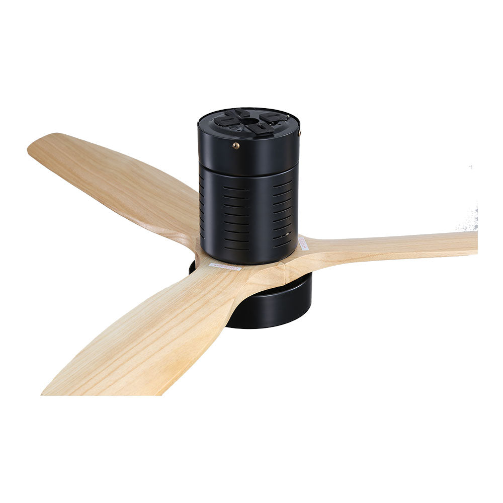 Ventilador techo inteligente madera de led Ø132cm