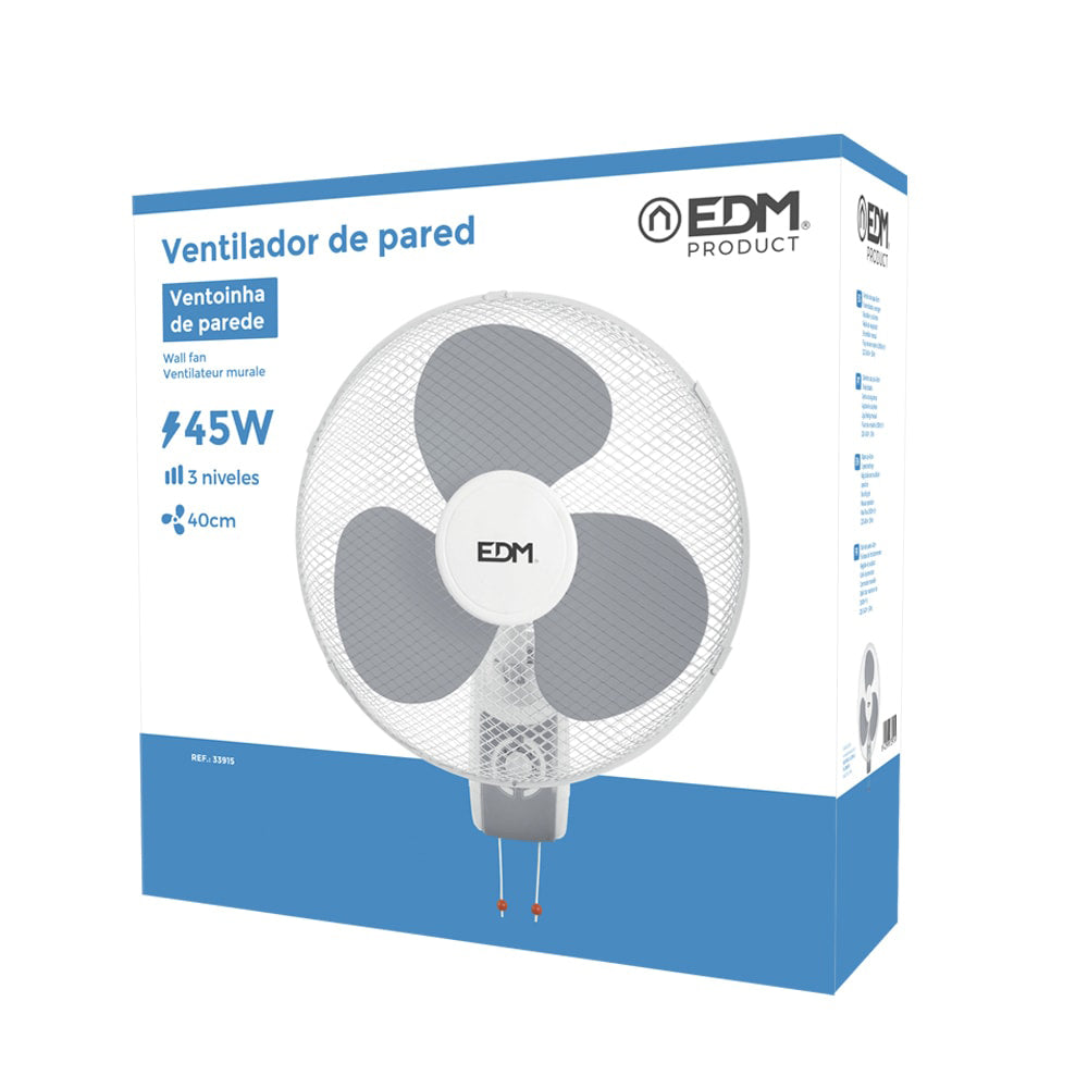 Ventilador de pared 45w