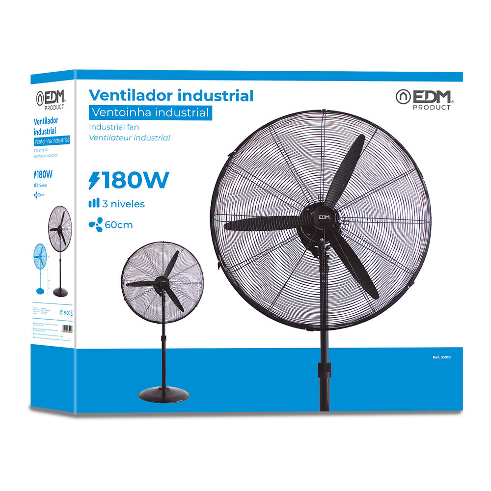 Ventilador de pie industrial 180w