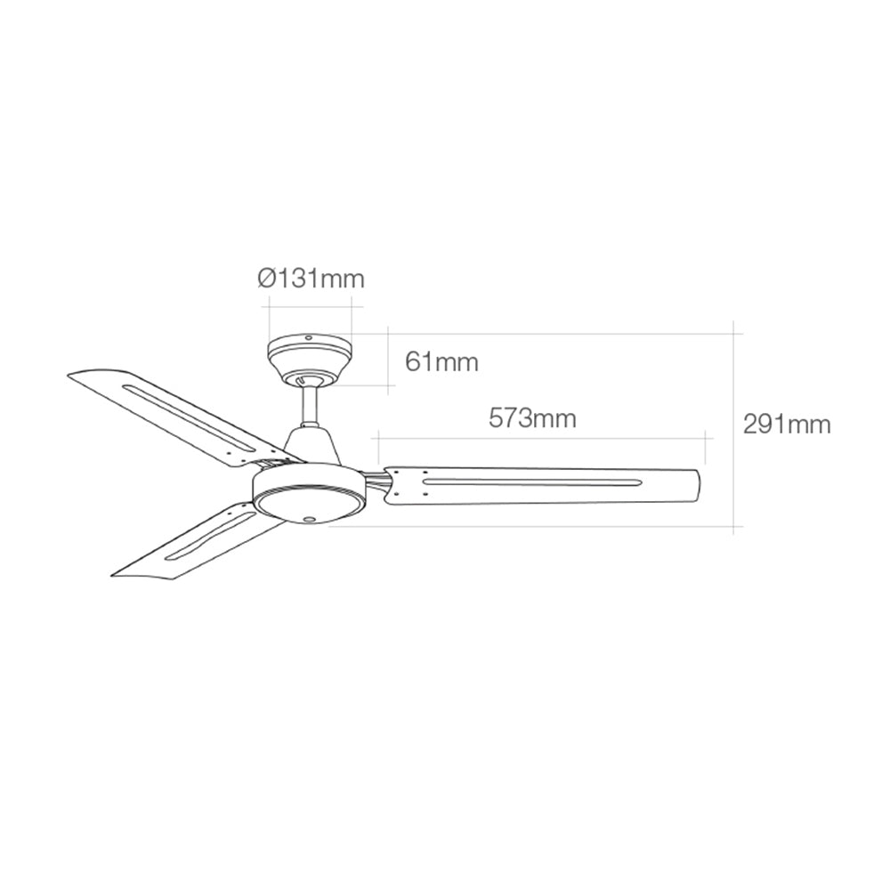 Ventilador de techo industrial Ø140cm