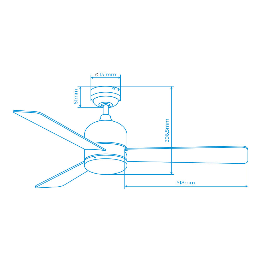 Ventilador de techo Savu Ø115cm