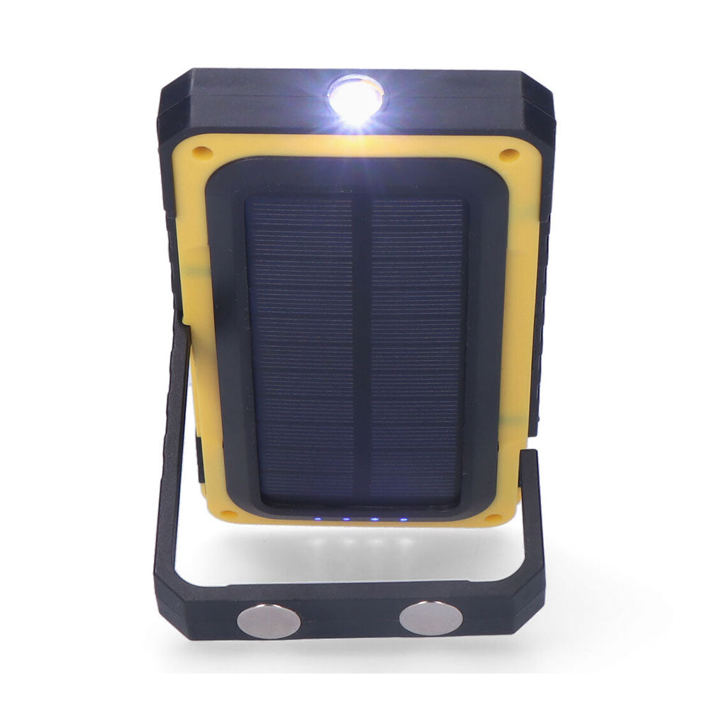 Linterna led solar recargable 10w