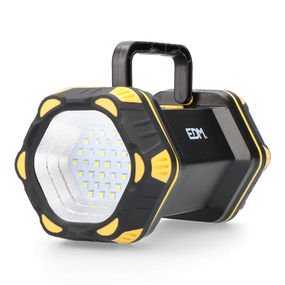 Linterna de mano con led frontal + lateral