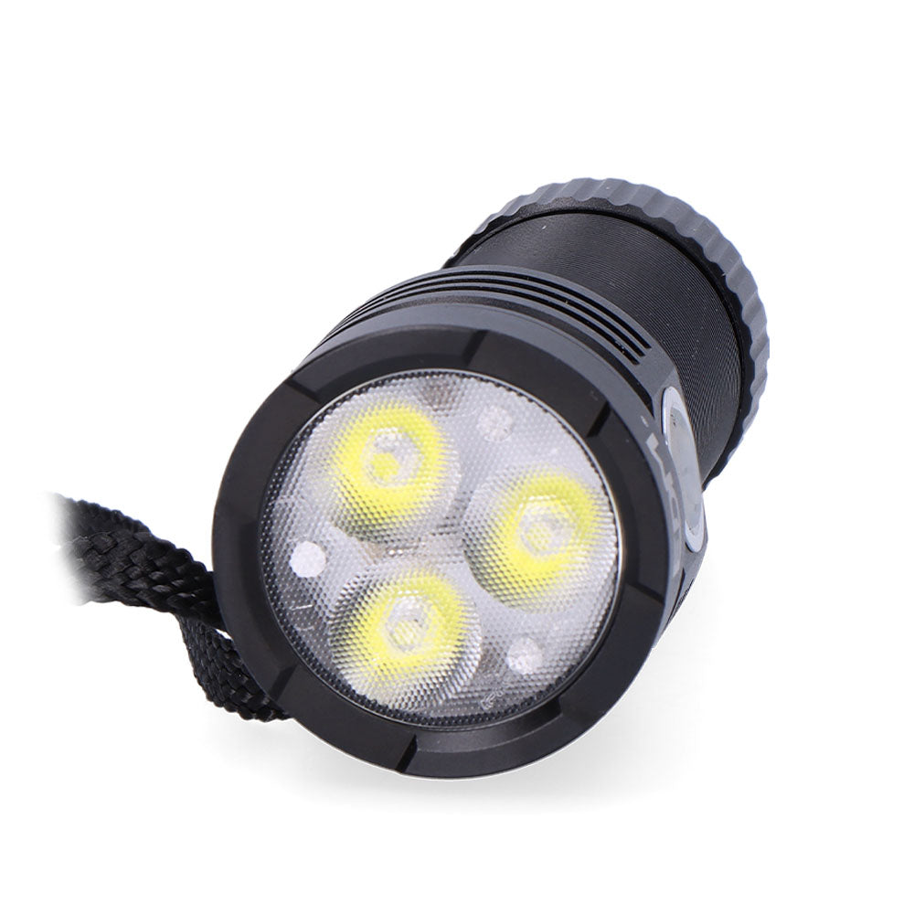 Linterna led flashlight 30w recargable