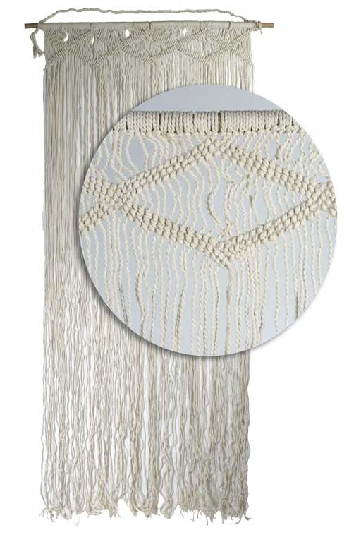 Cortina macramé 100*200cm