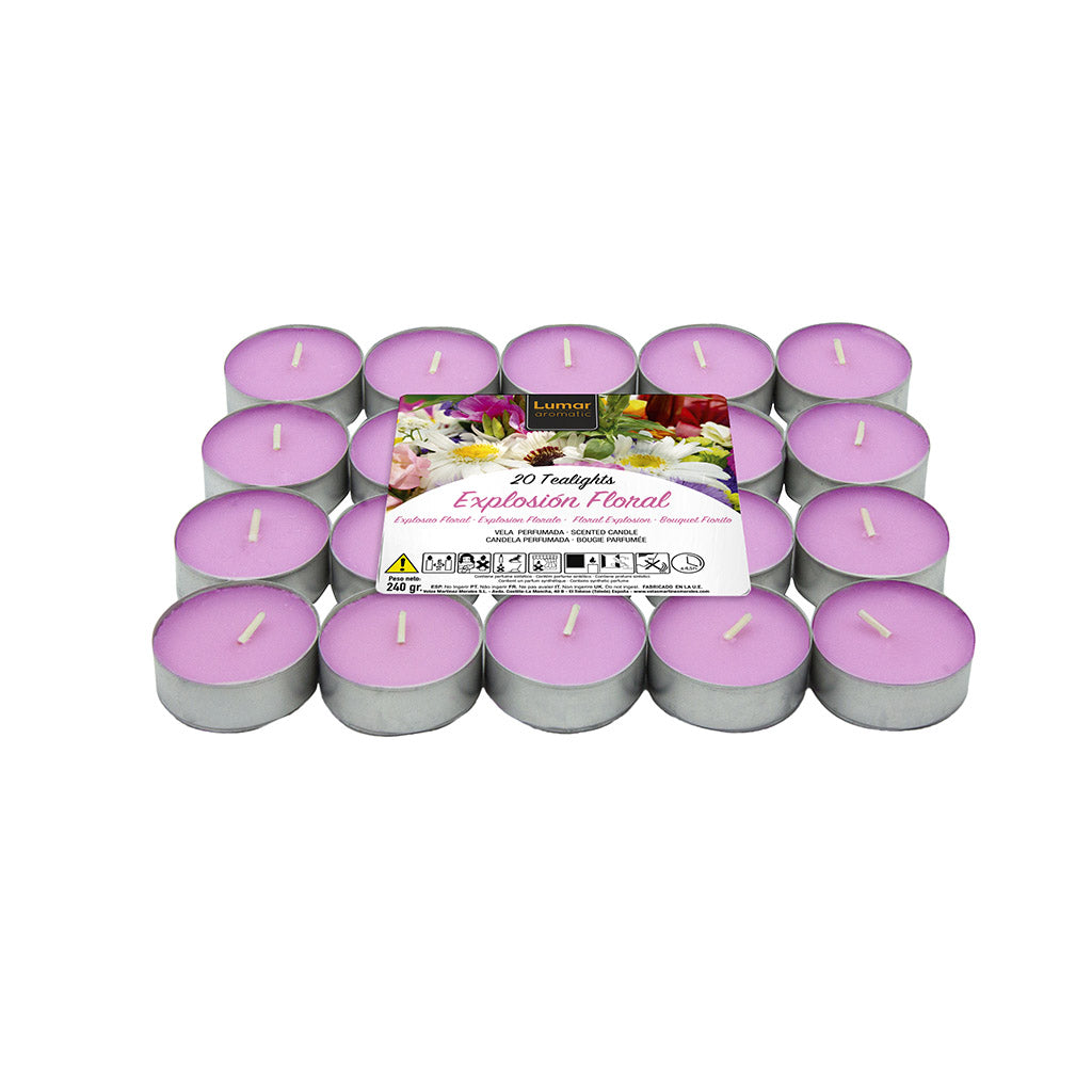 Pack 20 tealights frutas del bosque