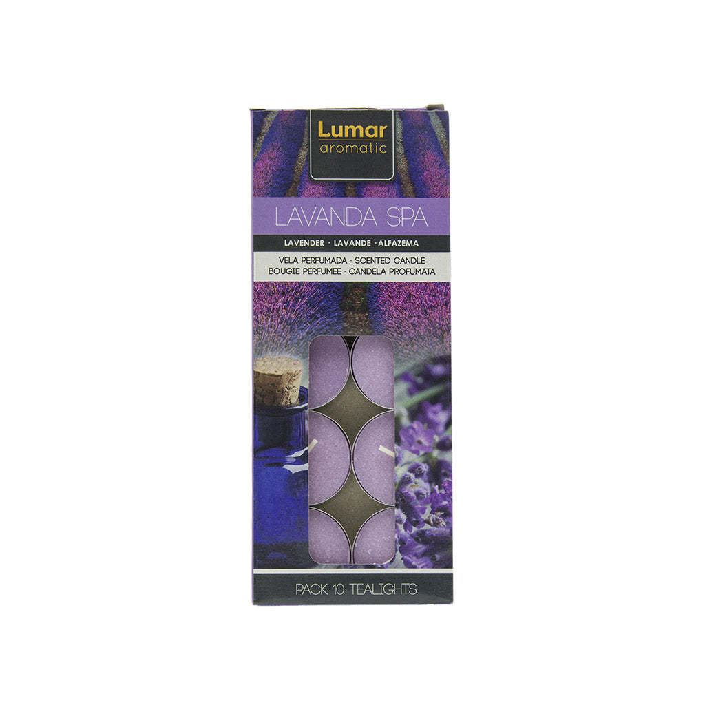 Caja 10 tealights perfumada jazmin