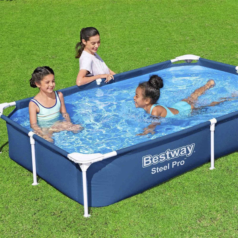 Piscina tubular rectangular 220x150x43 cm