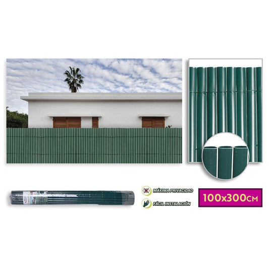 Cañizo pvc doble cara 10mm 1*3m verde