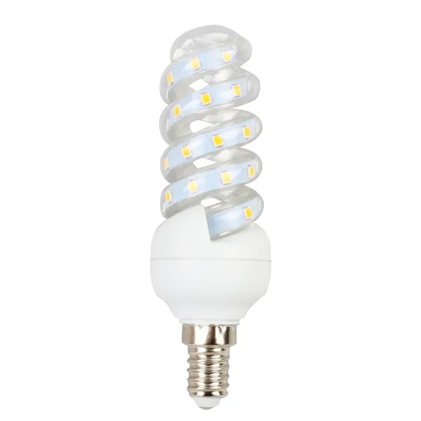 Bombilla LED espiral 7W 6000K E14