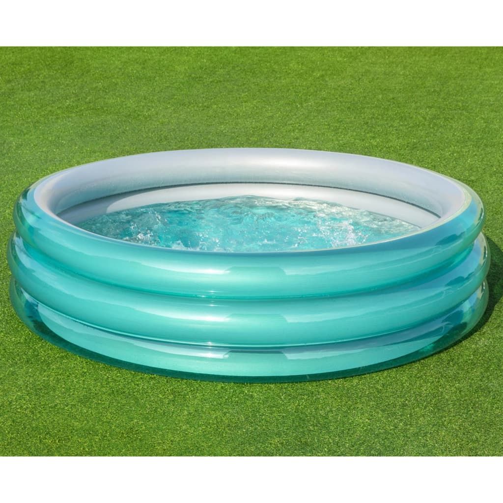 Piscina Big Metallic Redonda Azul 201x53 Cm Bestway