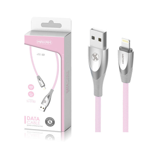 Cable iphone rosa 2A 1m