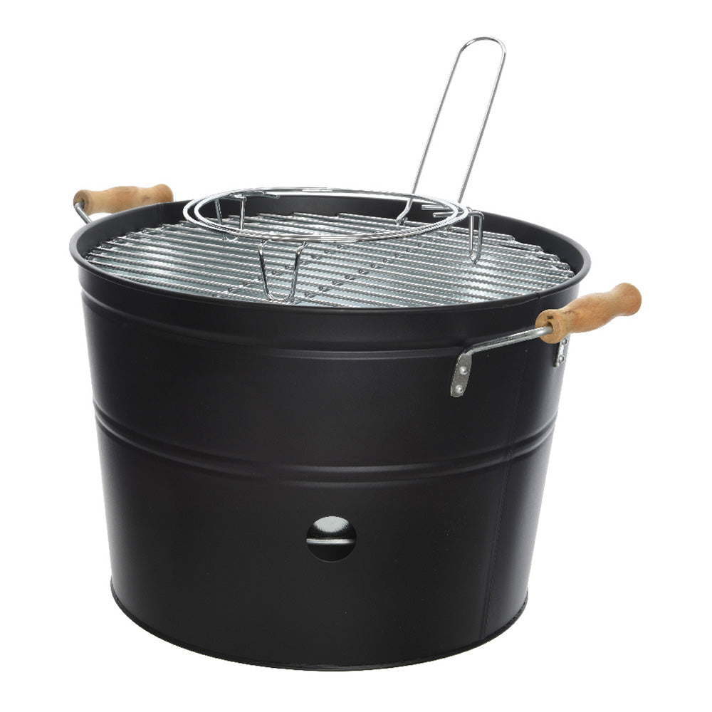 Barbacoa tipo cubo c/parrilla Ø32cm