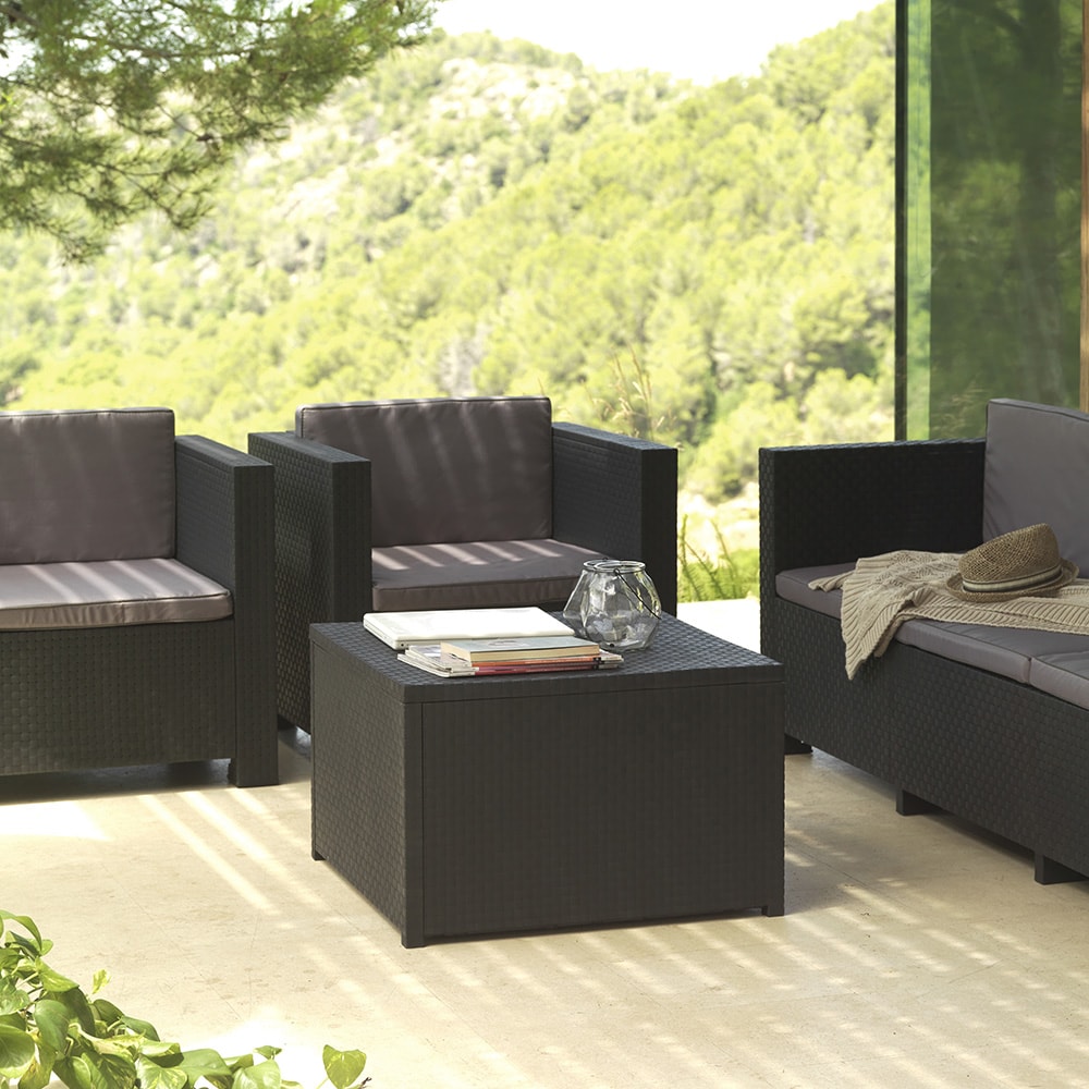 Set jardin Diva tropea resina