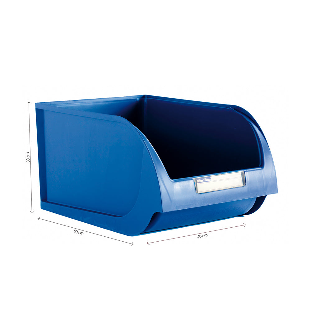 Contenedor 40*60*30cm 70L azul