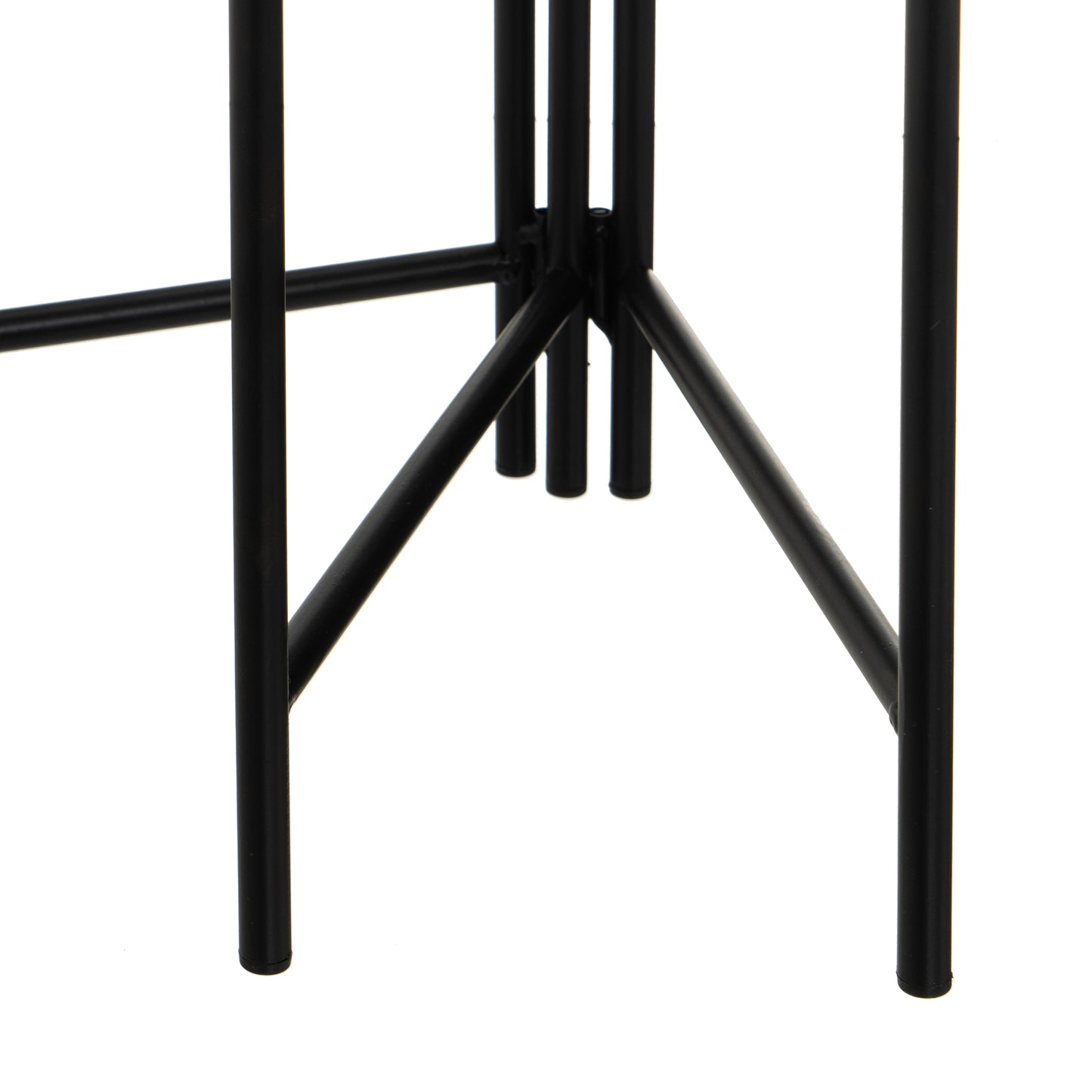 Macetero triple metal negro 42*39*80cm