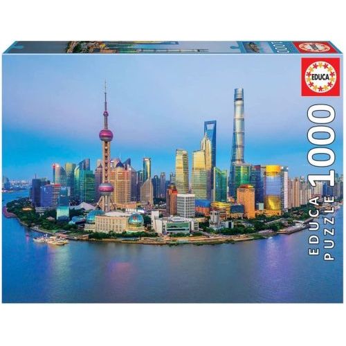 Puzzle Shanghai al Atardecer 1000pzs