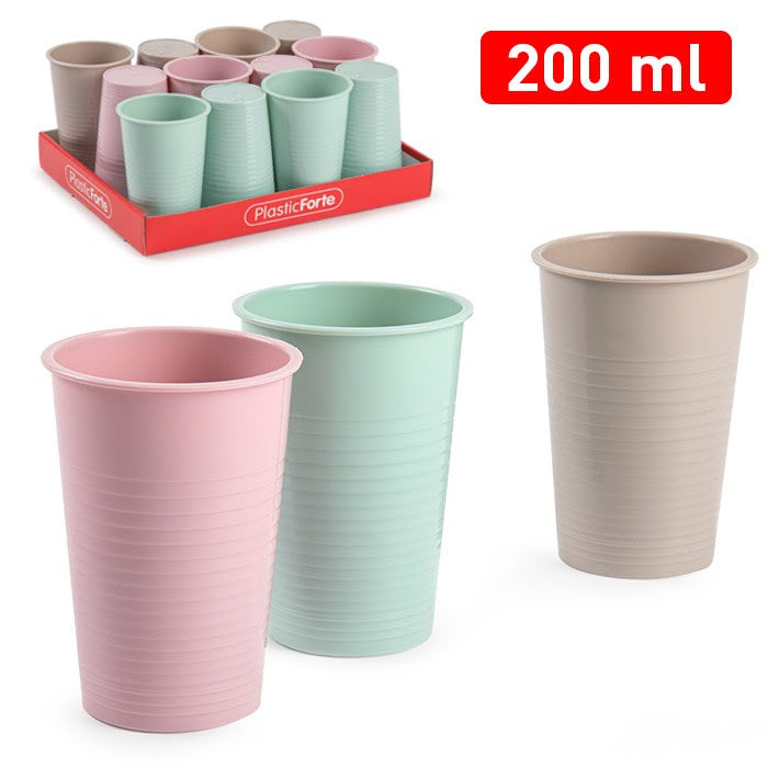 Vaso Mediano Plastico 200 ml