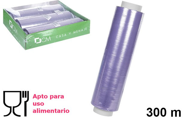 Film estirable alimentario 300 metros 33x9cm