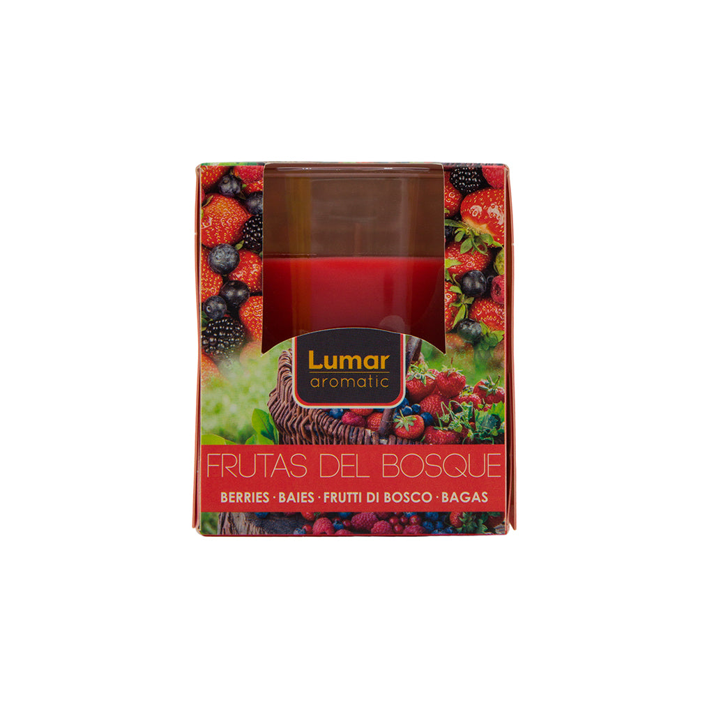 Vaso cristal lumar aromatic frutas del bosque