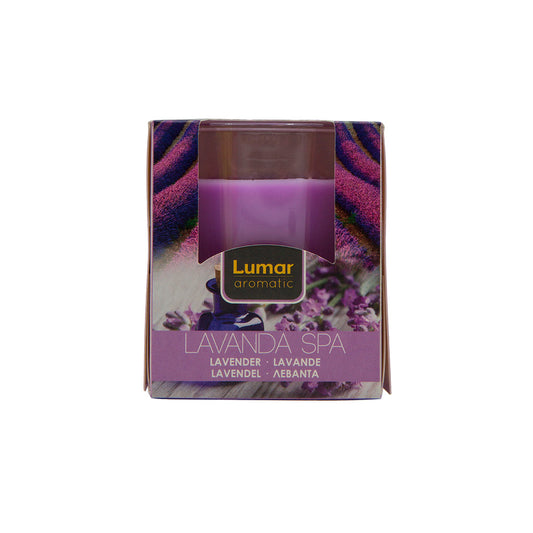 Vaso cristal lumar aromatic lavanda