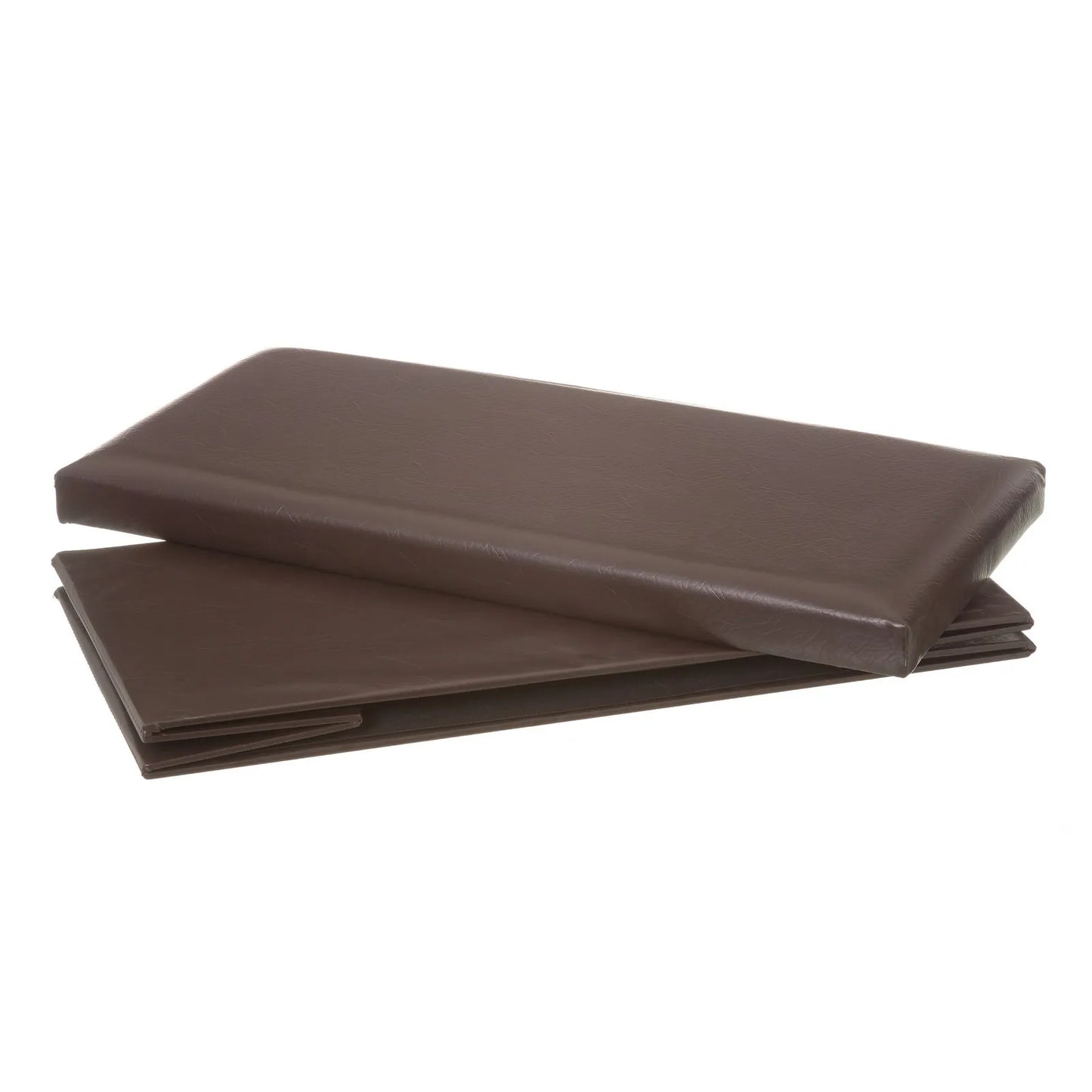 Puf arcon plegable chocolate polipiel 76*38*38cm