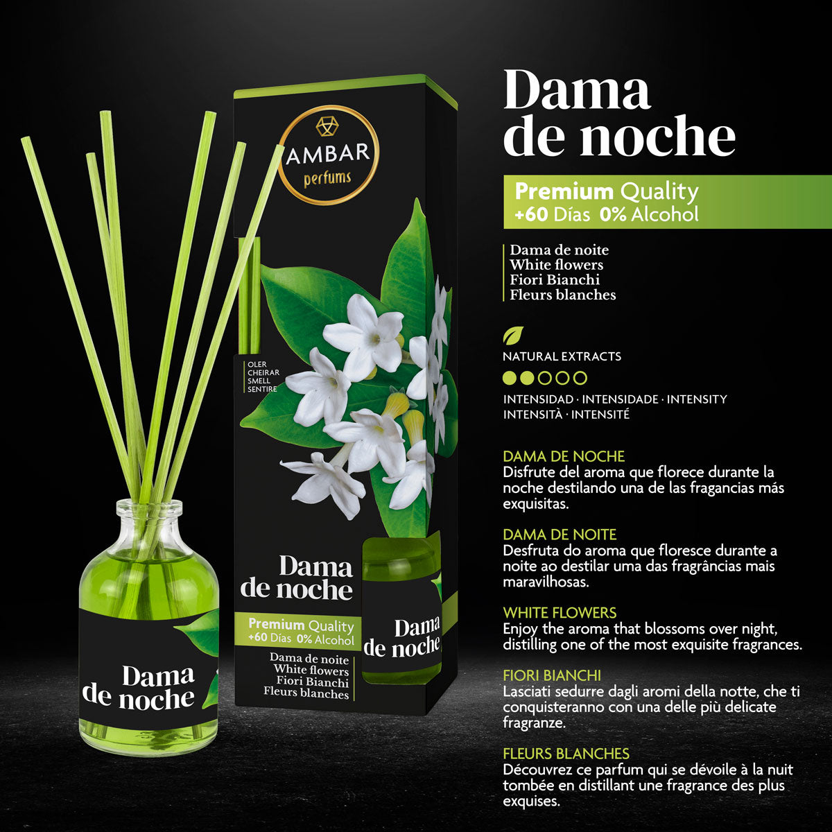 Ambientador Mikado 45 ml Dama de Noche Ambar