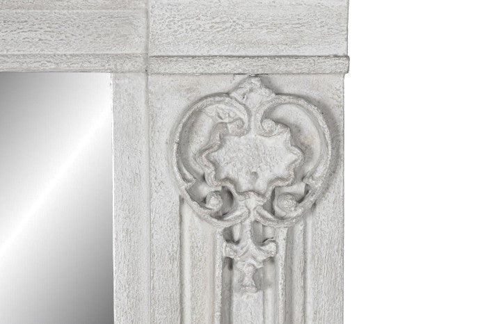 Espejo de mango y MDF 133x8,5x167 cm gris