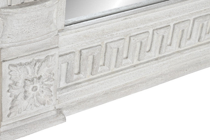 Espejo de mango y MDF 133x8,5x167 cm gris