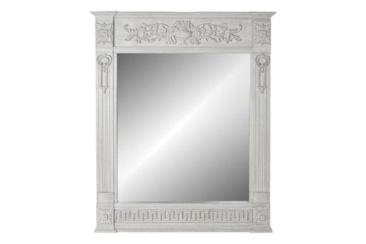 Espejo de mango y MDF 133x8,5x167 cm gris