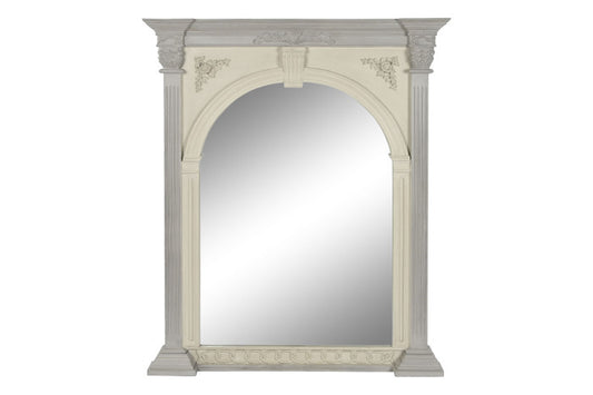Espejo de mango blanco 115x10x142 cm – Colección Sam Versalles