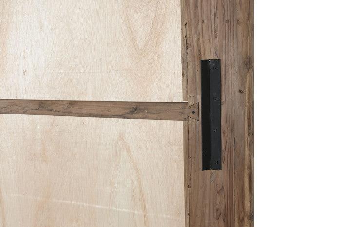 Espejo vestidor de teca reciclada 120x3x220 cm XXL
