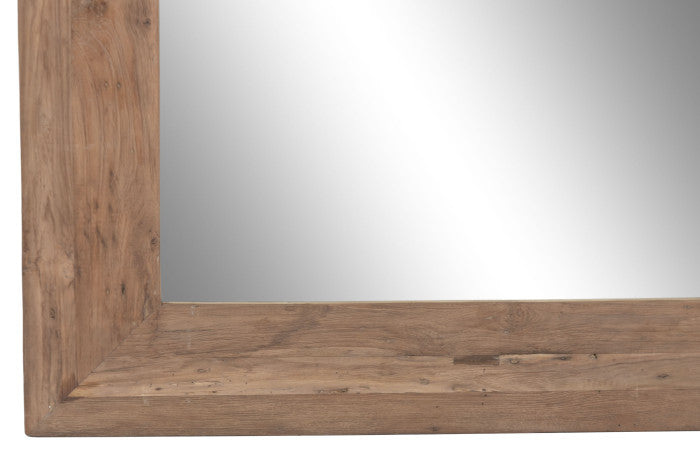 Espejo de teca reciclada 100x3x200 cm natural