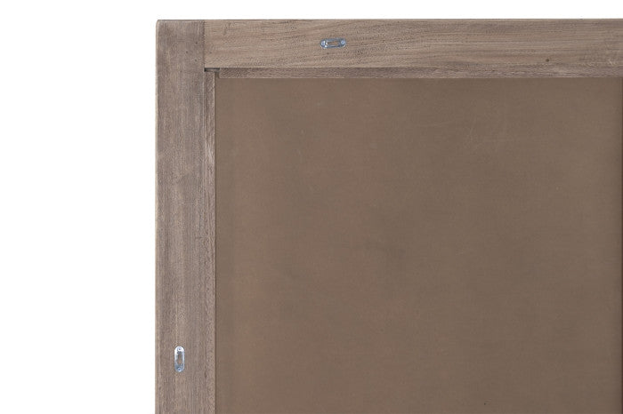 Espejo de olmo macizo 90x5x180 cm natural