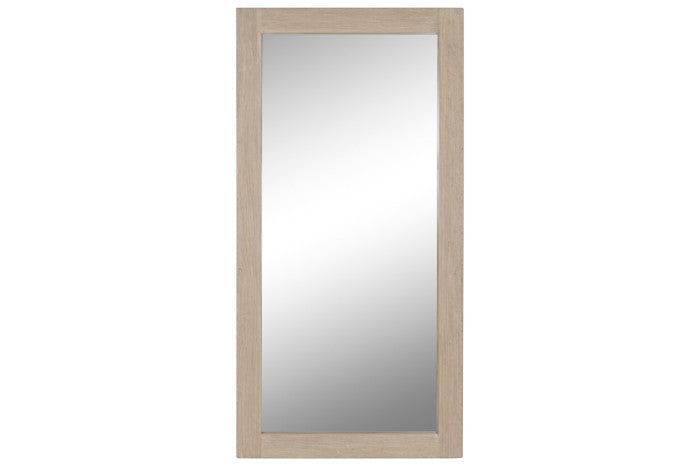 Espejo de olmo macizo 90x5x180 cm natural