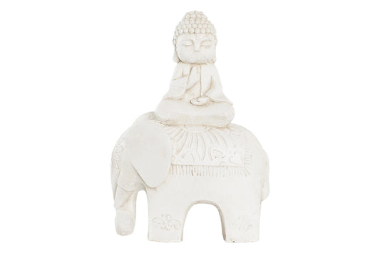 Figura magnesia 40*23*56cm buda elefante envejecido