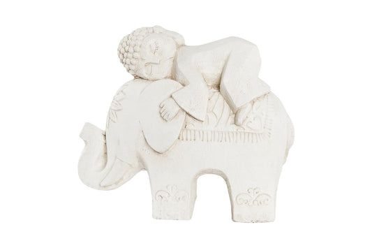 Figura magnesia 44*22*40cm buda elefante envejecido