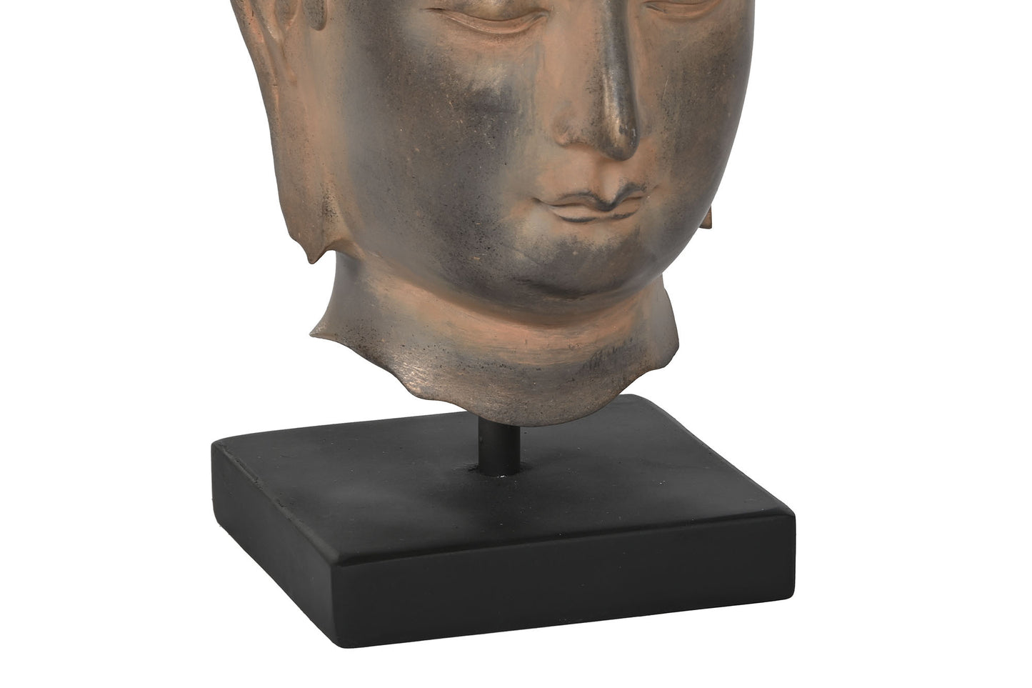 Figura resina 15*18*38cm buda marron