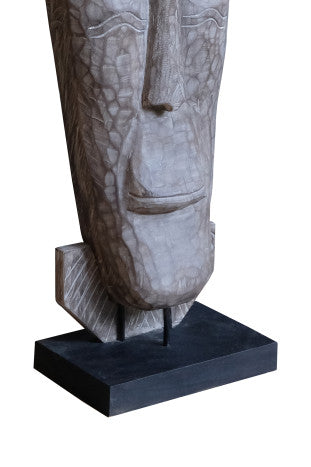 Figura Máscara Tribal Suar y Hierro 200 cm