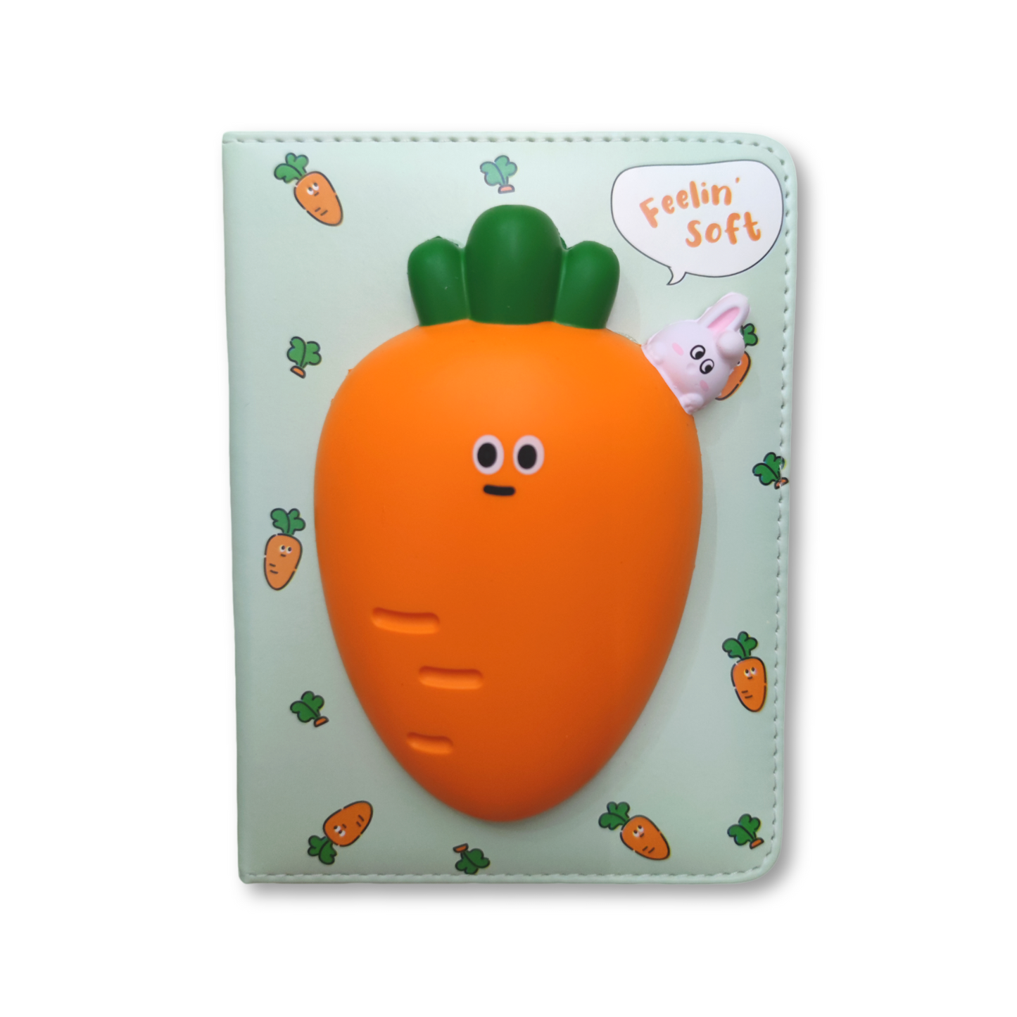 Cuaderno squishy de zanahoria