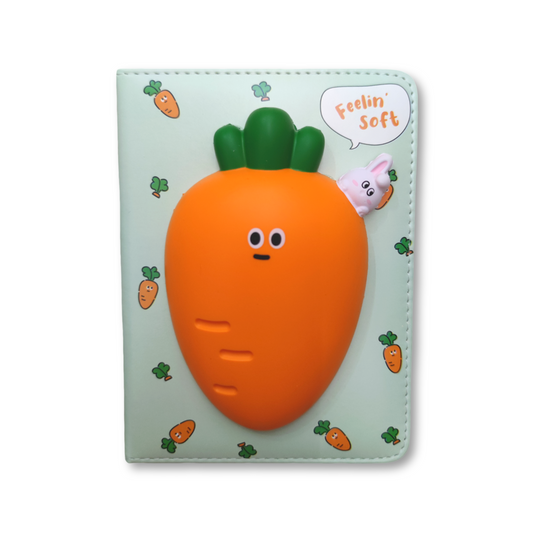 quaderno squishy carota