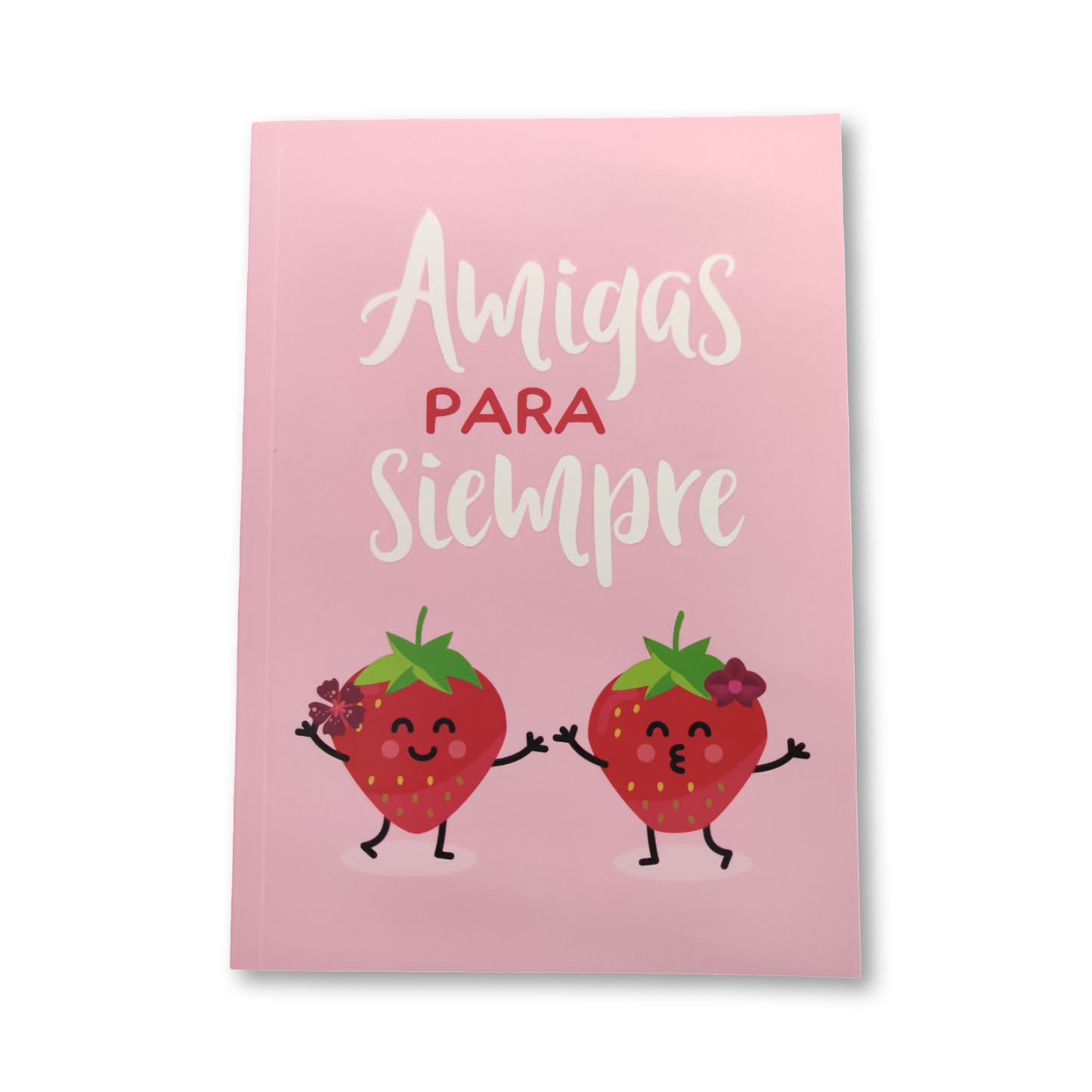 Cuaderno con frase