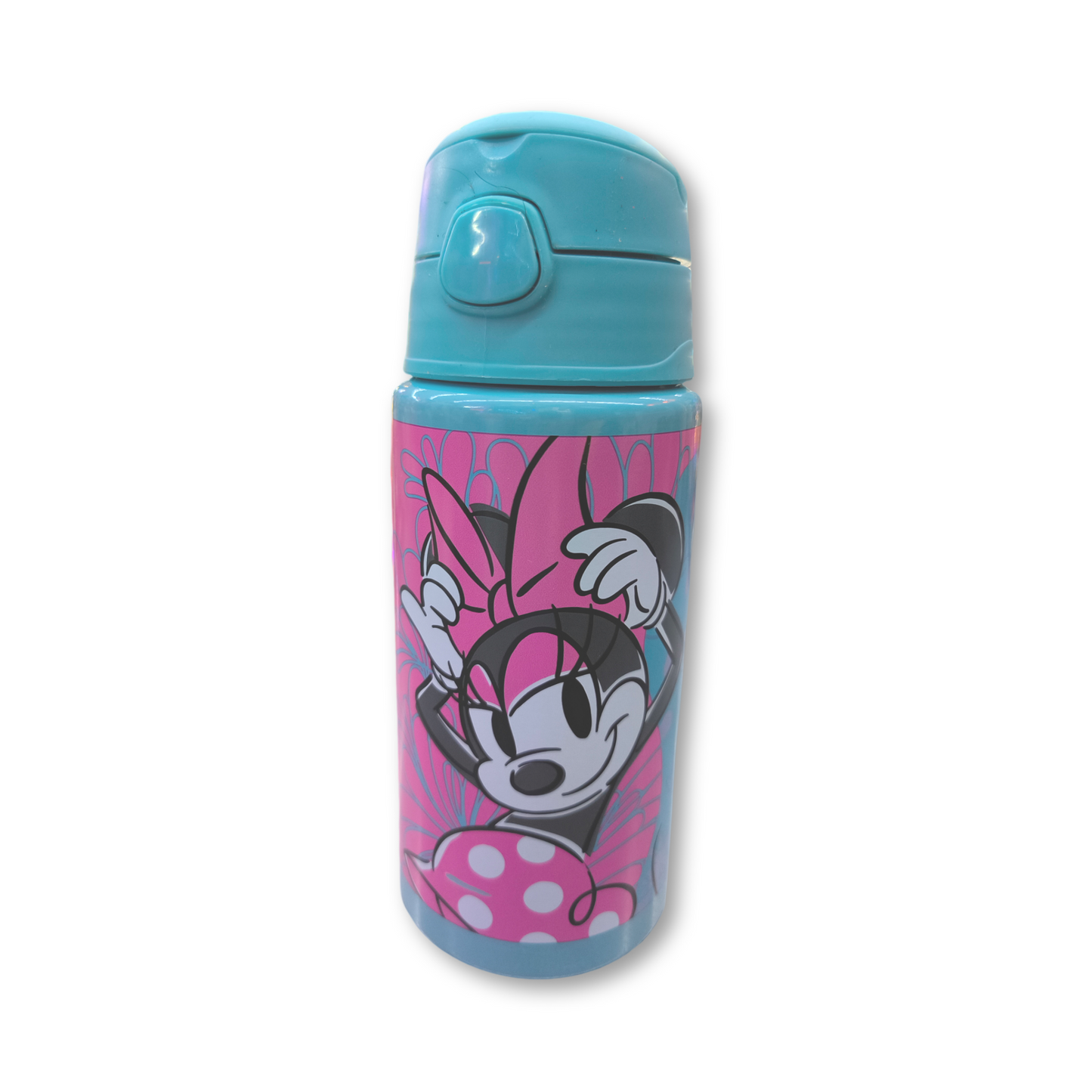 Botella aluminio flip 500ml Minnie