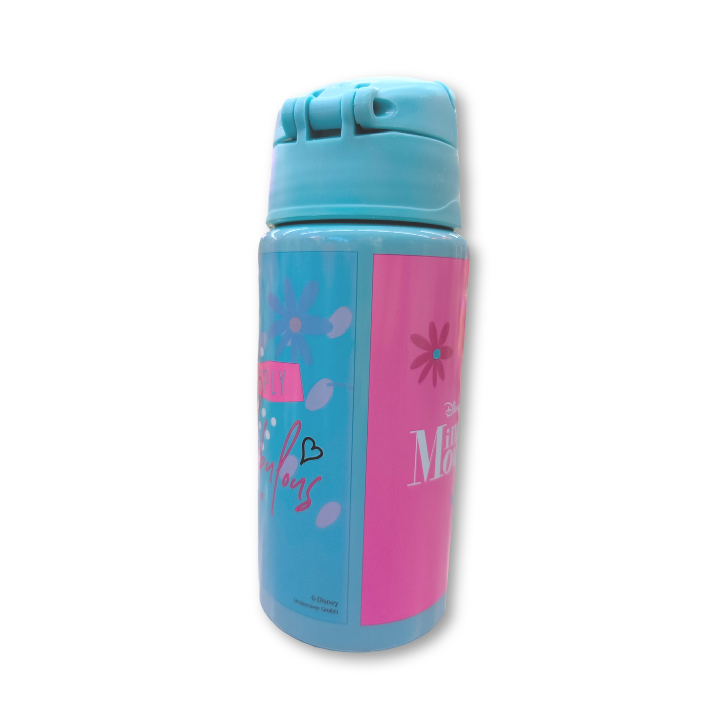 Botella aluminio flip 500ml Minnie