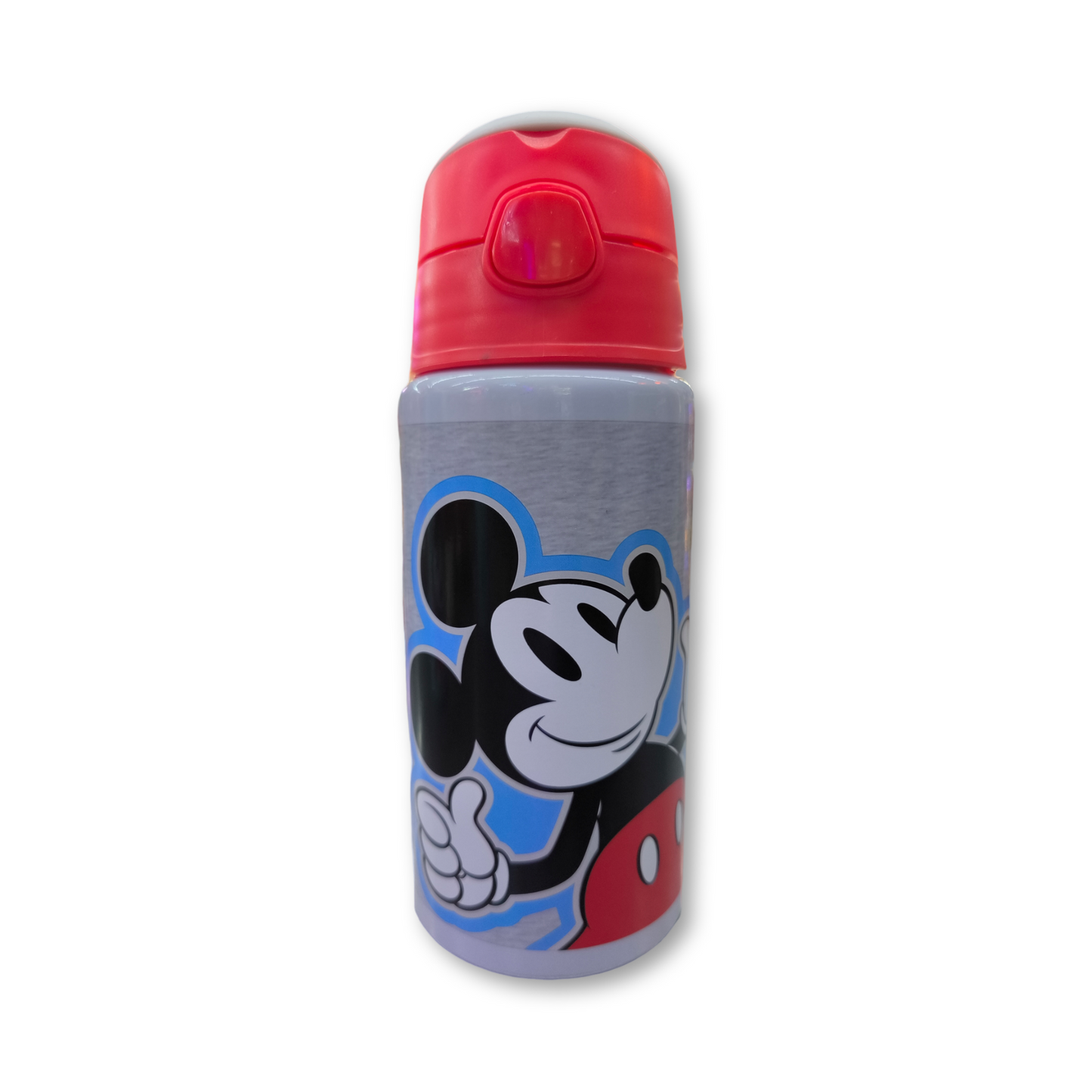 Botella aluminio flip 500ml Micky