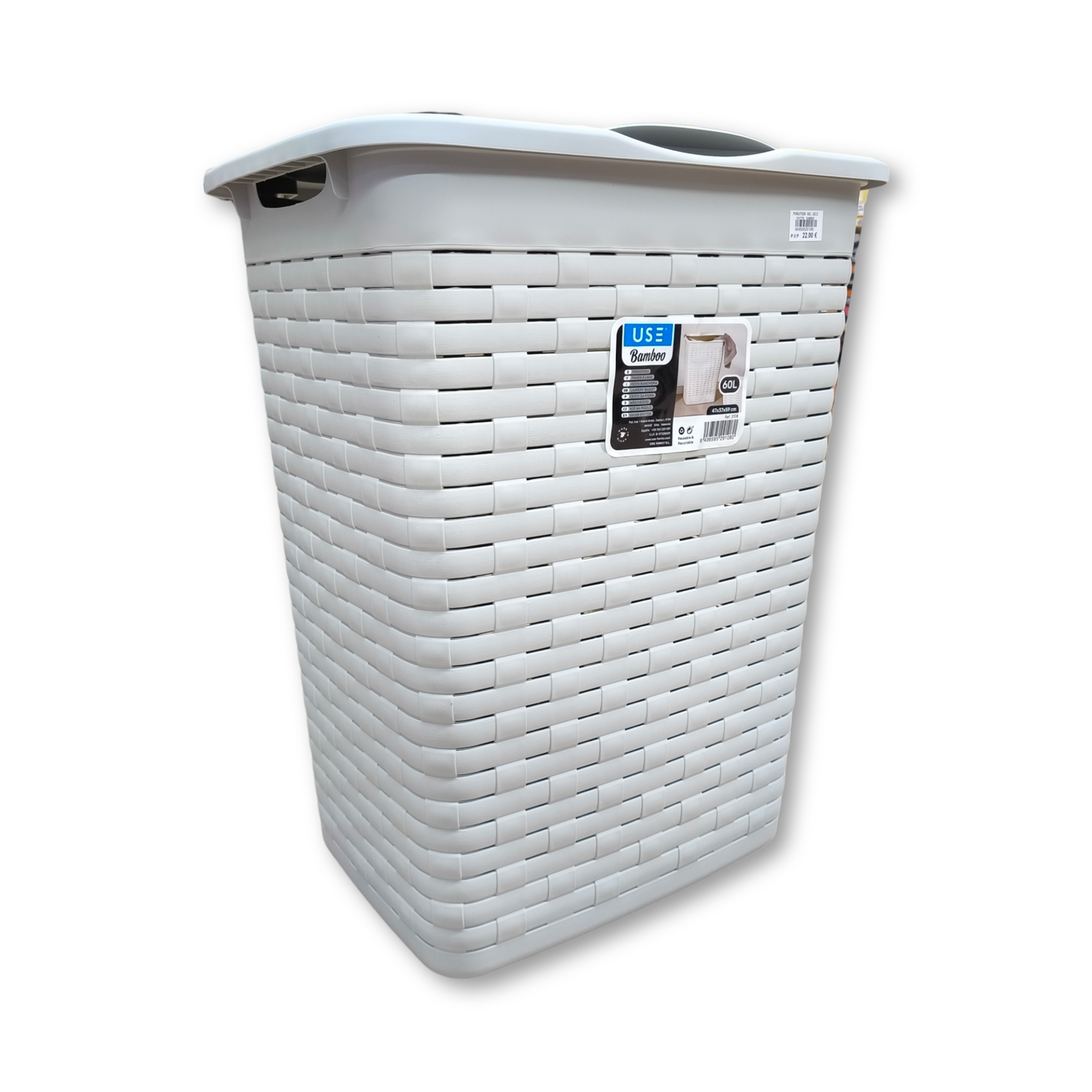 Pongotodo Bamboo 60L blanco