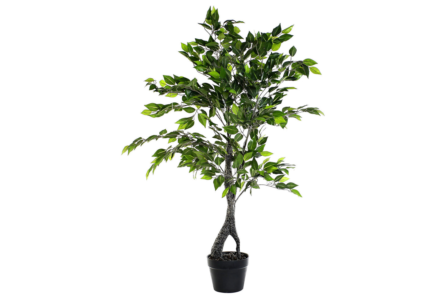 Planta pvc pp 60*70*120cm ficus benjamin verde