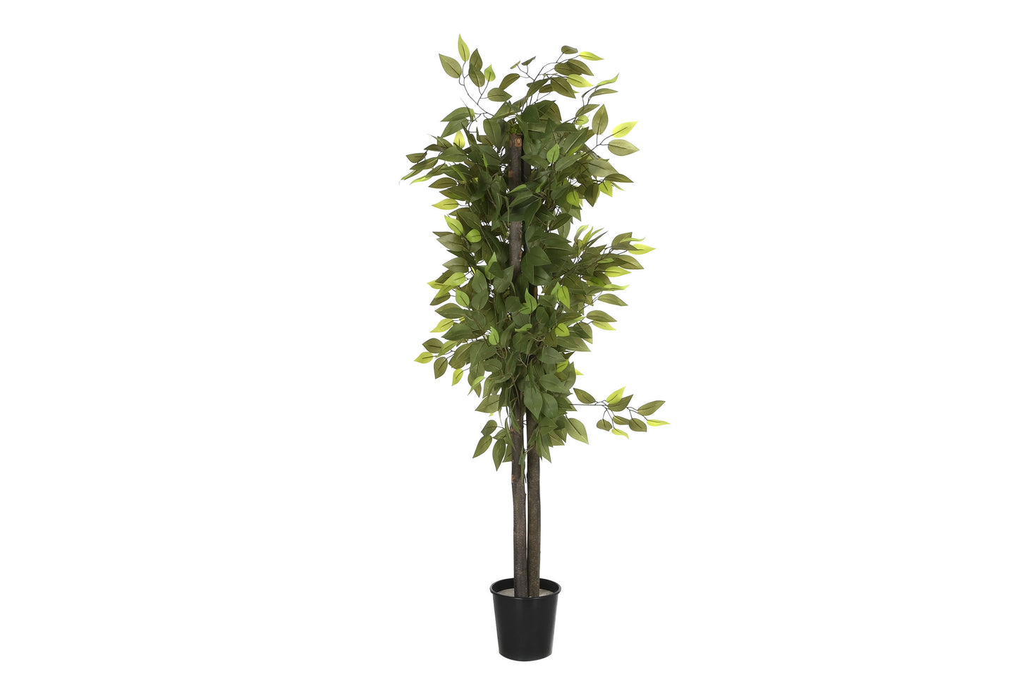 Arbol madera poliester 80*80*150cm ficus verde