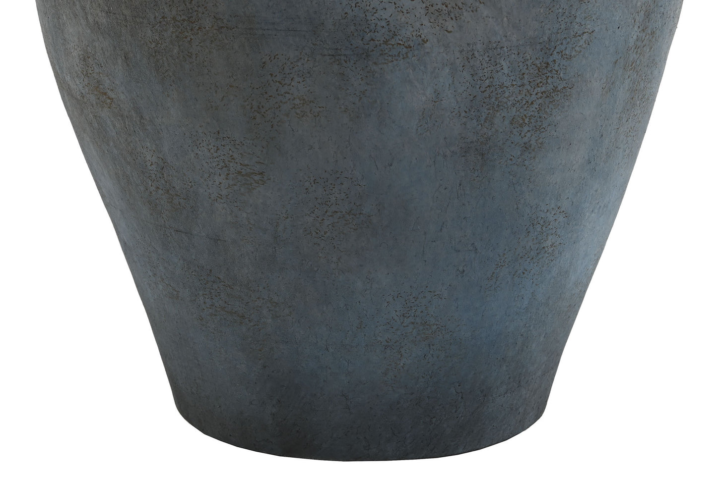 Jarron terracota 25*25*44cm envejecido gris